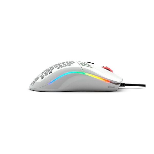 Glorious PC Gaming Race Model O RGB S White Glossy  Ratón