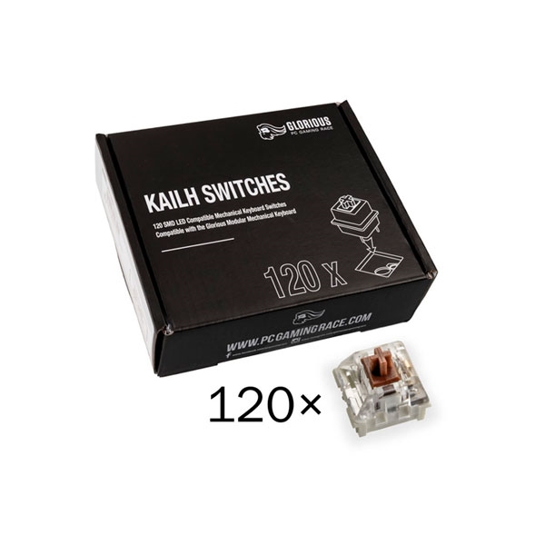 Glorious PC Gaming Race Pack 120 Switches Kailh Speed Bronze