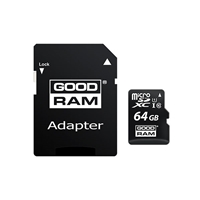 GOODRAM Micro SD 64GB M1AA CL10 UHSI  adaptador  Memoria