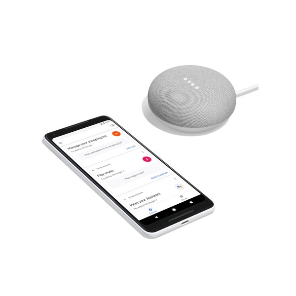 Google Home Mini Altavoz inteligente AndroidIOS  Asistente