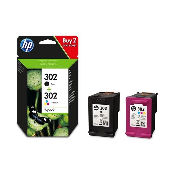 HP 302 Pack Negro  Tricolor  Tinta