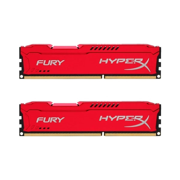 HyperX FURY Red DDR3 1600MHz 16GB 2x8  Memoria RAM