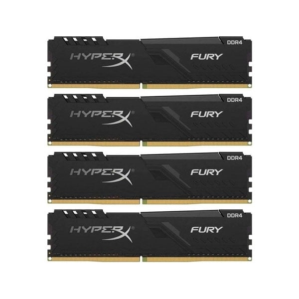 HyperX Fury DDR4 2400MHz 64GB 4x16 CL15  Memoria RAM