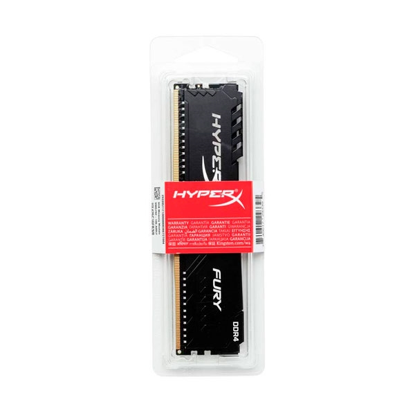 HyperX Fury Black DDR4 2666MHZ 8GB CL16  Memoria RAM