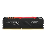 HyperX Fury RGB DDR4 3000Mhz 8GB CL15  Memoria RAM