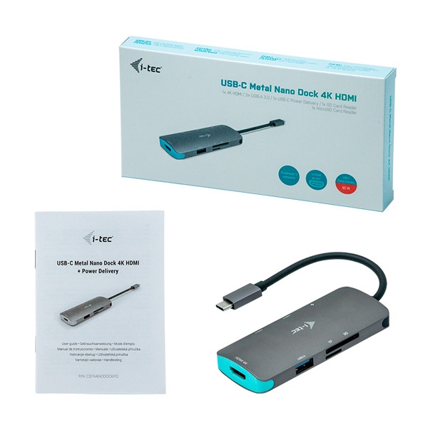 ITec USBC Metal Nano HDMI  Dock