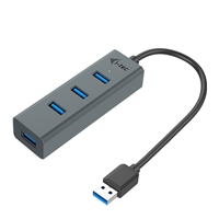 iTec USB 30 HUB 4 Puertos Metal  Adaptador