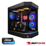 PC Gaming | iBUYPOWER Legend MSI Drake | Ryzen 7 7700 | 64GB RAM DDR5 | 2TB SSD 7400MBS | GeForce RTX 5070 Ti 16GB DLSS4 | Y60 | WiFi6E BT5.3 | Ordenador Powered By MSI