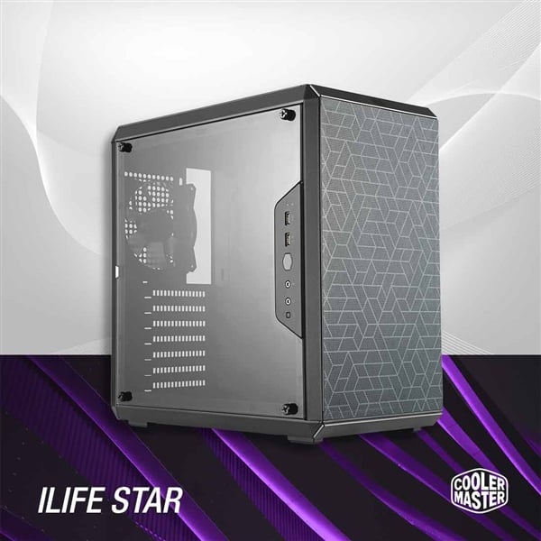 ILIFE CoolerMaster Star  V000 Ryzen 5 5600G  16GB RAM 3733MHz RGB  500GB SSD RGB  1TB HDD  WiFi AC  Ordenador Gaming