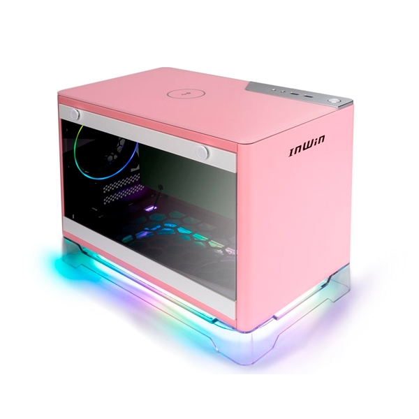 InWin A1 Plus Cristal Templado USB 30 Pink  Caja