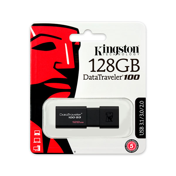 Kingston DataTraveler 100 G3 128GB  Pendrive