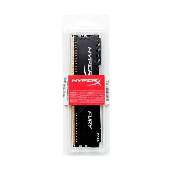 HyperX Fury Black DDR4 2666MHZ 16GB  Memoria RAM