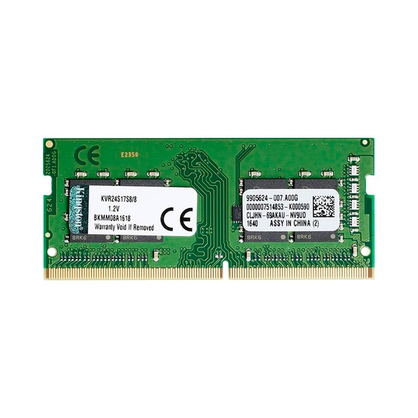 Kingston DDR4 2400MHz 8GB CL17 SODIMM 1Rx8  Memoria RAM