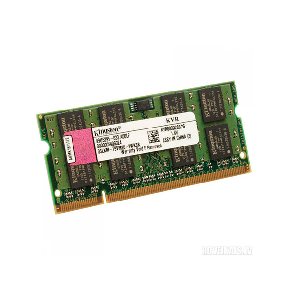 Kingston ValueRAM 2GB SODIMM DDR2  Memoria SODIMM DDR2