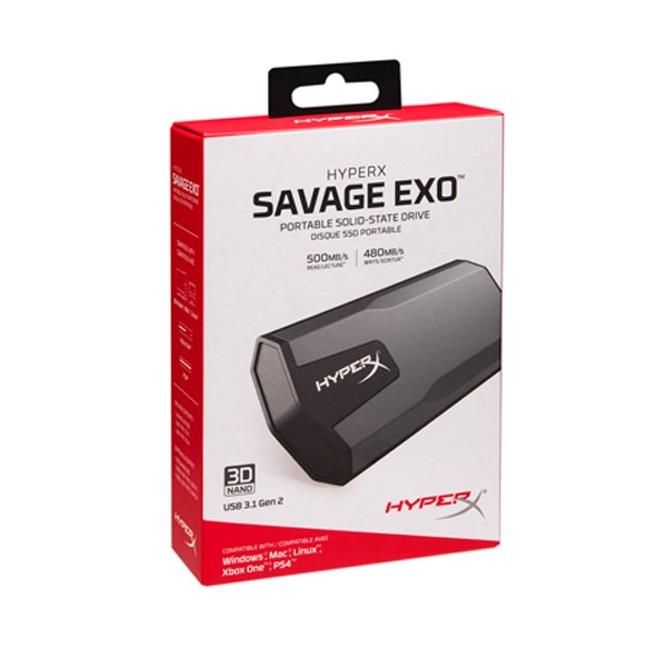 HyperX Savage EXO 480GB  Disco Duro Externo SSD