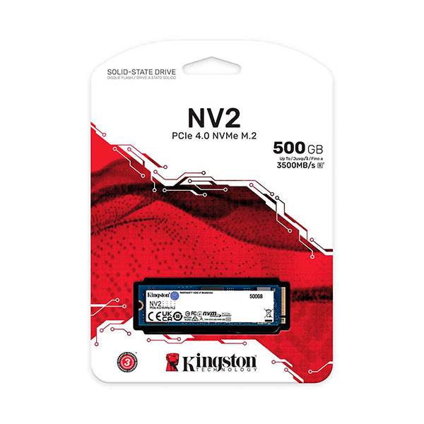 Kingston NV2 500 GB M2 PCIe 40 NVMe  SSD