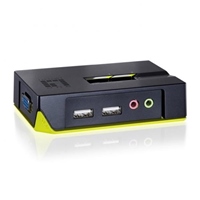 Level 1 KVM0221 2 Puertos USB  audio  KVM