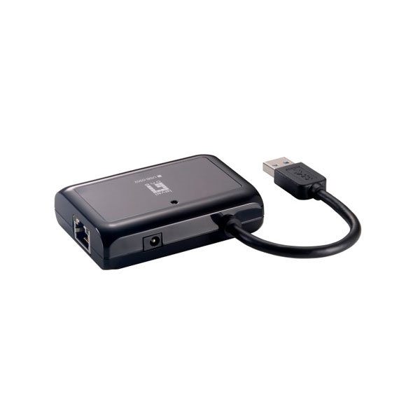 Level One USB a RJ45 101001000  HUB USB 30  Adaptador