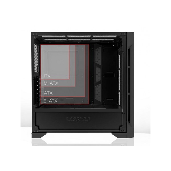 Lian Li Lancool One RGB negra  Caja