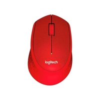 Logitech M330 Silent Plus rojo - Ratón