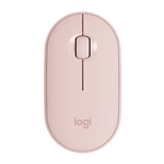 Logitech Pebble M350 Óptico Bluetooth Rosa  Ratón