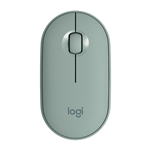 Logitech Pebble M350 Óptico Bluetooth Eucalipto - Ratón
