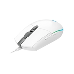 Logitech Gaming Mouse G203 LightSync 8000dpi Blanco  Ratón