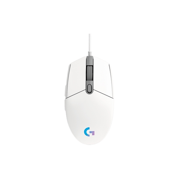 Logitech Gaming Mouse G203 LightSync 8000dpi Blanco  Ratón