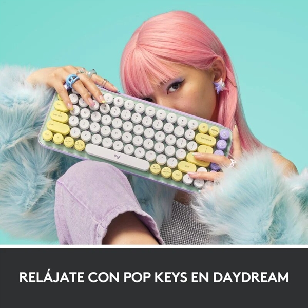 Logitech POP Keys Mecánico Inalámbrico Daydream  Teclado