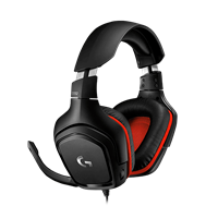 Logitech G332 Negro / Rojo Gaming | Auriculares