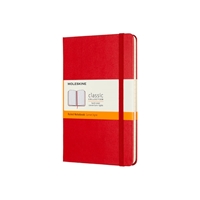 Moleskine Cuaderno Classic Rayas Tapa Dura Roja Talla M