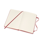 Moleskine Cuaderno Classic Rayas Tapa Dura Roja Talla M
