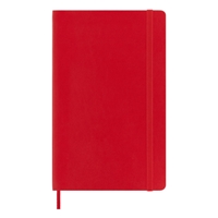 Moleskine Cuaderno Classic Tapa Blanda Liso Rojo Escarlata Talla L 13x21cm