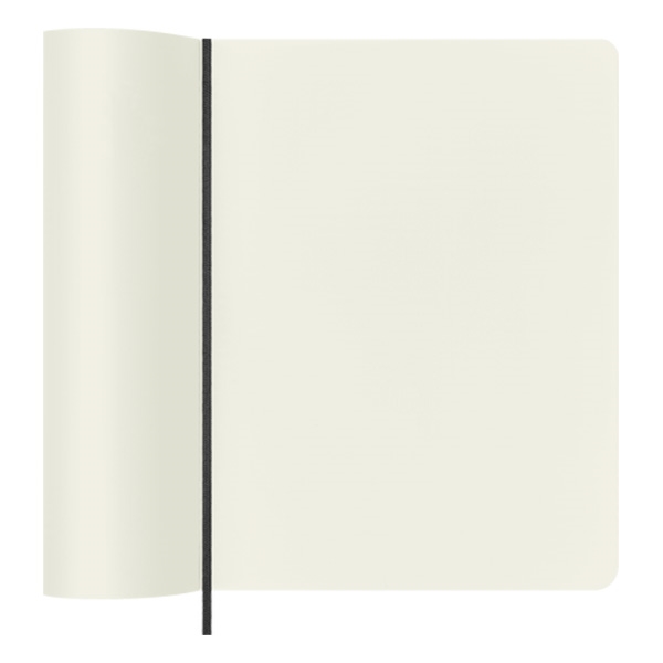 Moleskine Cuaderno Classic Tapa Blanda Lisa Negro Talla XL 19x25cm