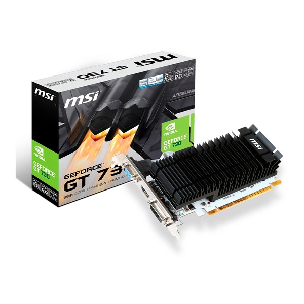 MSI Nvidia GeForce GT 730 2GB GDDR3 Silent  Gráfica