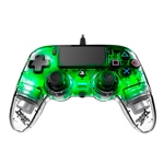 Nacon PS4 oficial transparente LED verde  wired  Gamepad