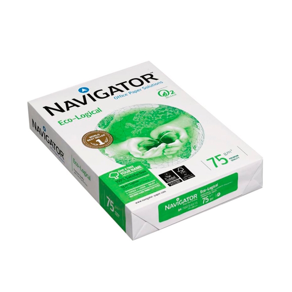 Navigator EcoLogical DIN A4 500 hojas 75grm2  Papel