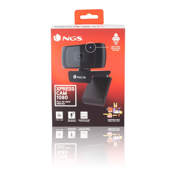 NGS XPRESSCAM1080 Negro  Webcam