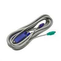 CABLE KVM VGA MACHO PS2 MACHO 3 MTS  Cable de audio y video