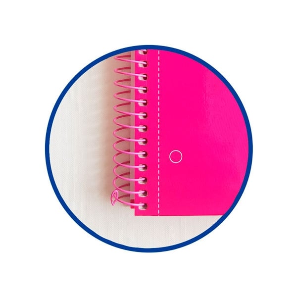Cuaderno Oxford Espiral A4 Tapa Extradura 80h 90gr Rosa