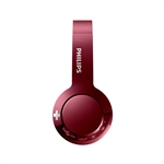Philips BASS Bluetooth Rojo Diadema Micro  Auriculares