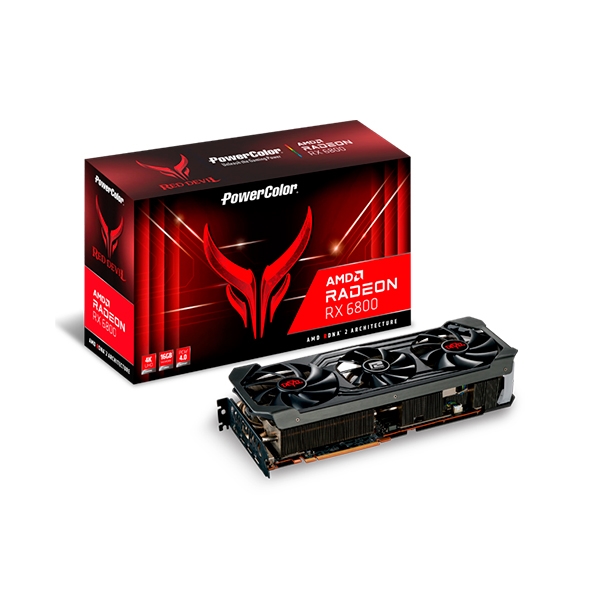 PowerColor Red Devil Radeon RX 6800 16GB GDDR6 Tarjeta Gráfica AMD