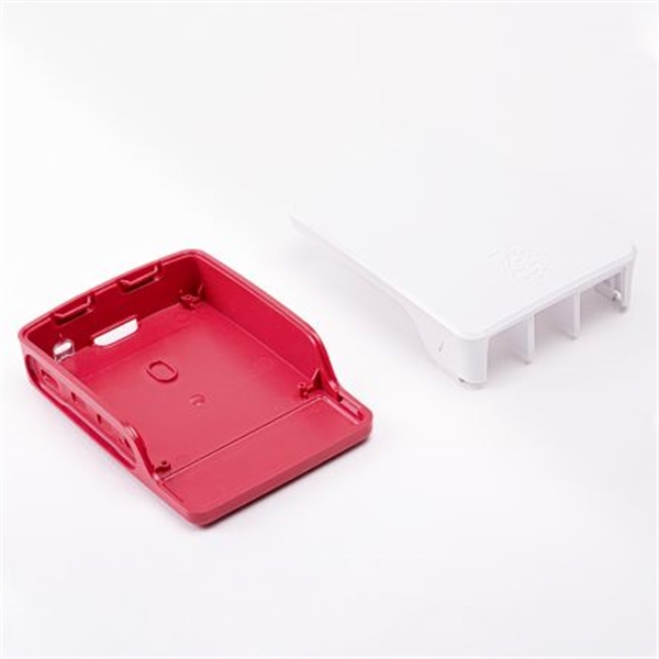 Raspberry Pi 4 Caja rojo blanco  Caja