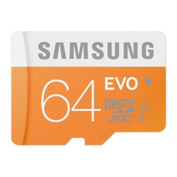Samsung EVO 64GB MicroSDHC Clase 10  Memoria Flash