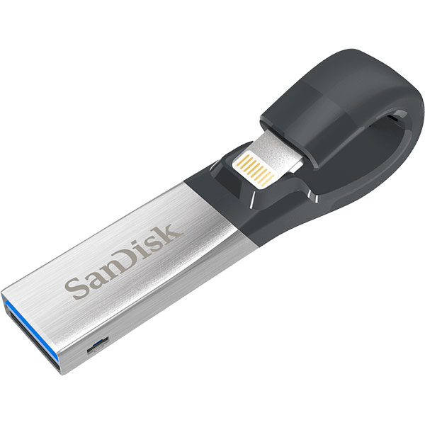 SanDisk iXpandTM Base 64GB  carga  Memoria Flash