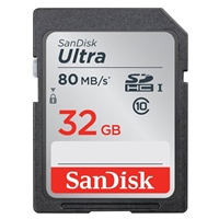SanDisk Ultra 32GB 80MBs  Tarjeta SD