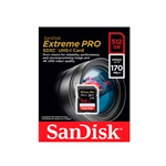 SanDisk Extreme Pro 512GB 170MBs  Tarjeta SD