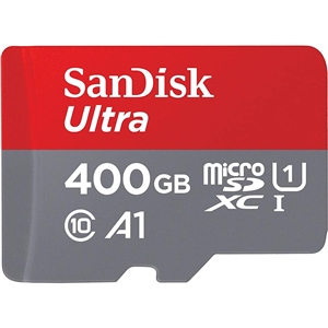 Sandisk Ultra 400GB 120MBs cada 10 UHSI  Tarjeta MicroSD
