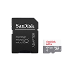 SanDisk Ultra 64GB 100MBs cadapt  Tarjeta microSD