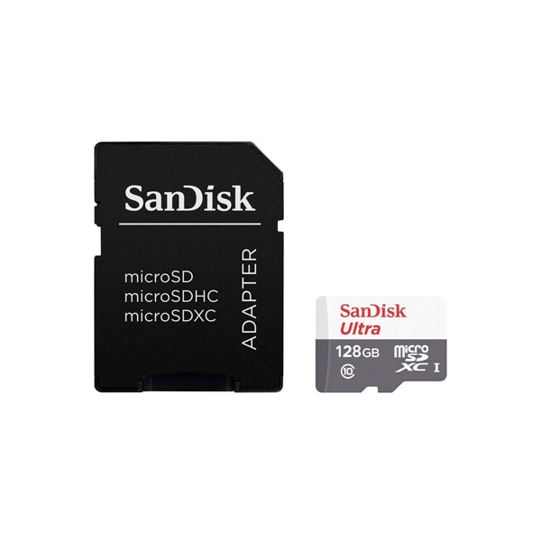 SanDisk Ultra Android128GB 80MBs cadapt  Tarjeta microSD
